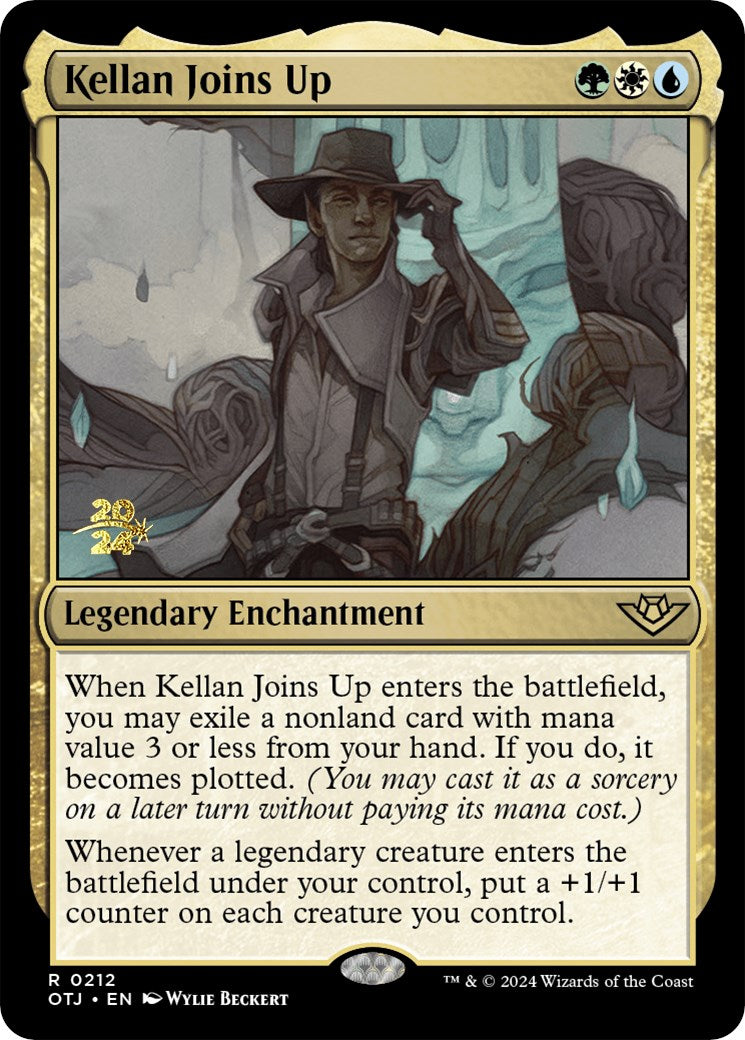 Kellan Joins Up [Outlaws of Thunder Junction Prerelease Promos] | Shuffle n Cut Hobbies & Games