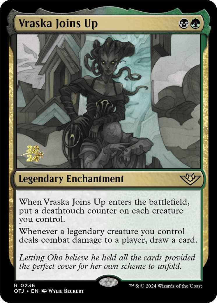 Vraska Joins Up [Outlaws of Thunder Junction Prerelease Promos] | Shuffle n Cut Hobbies & Games