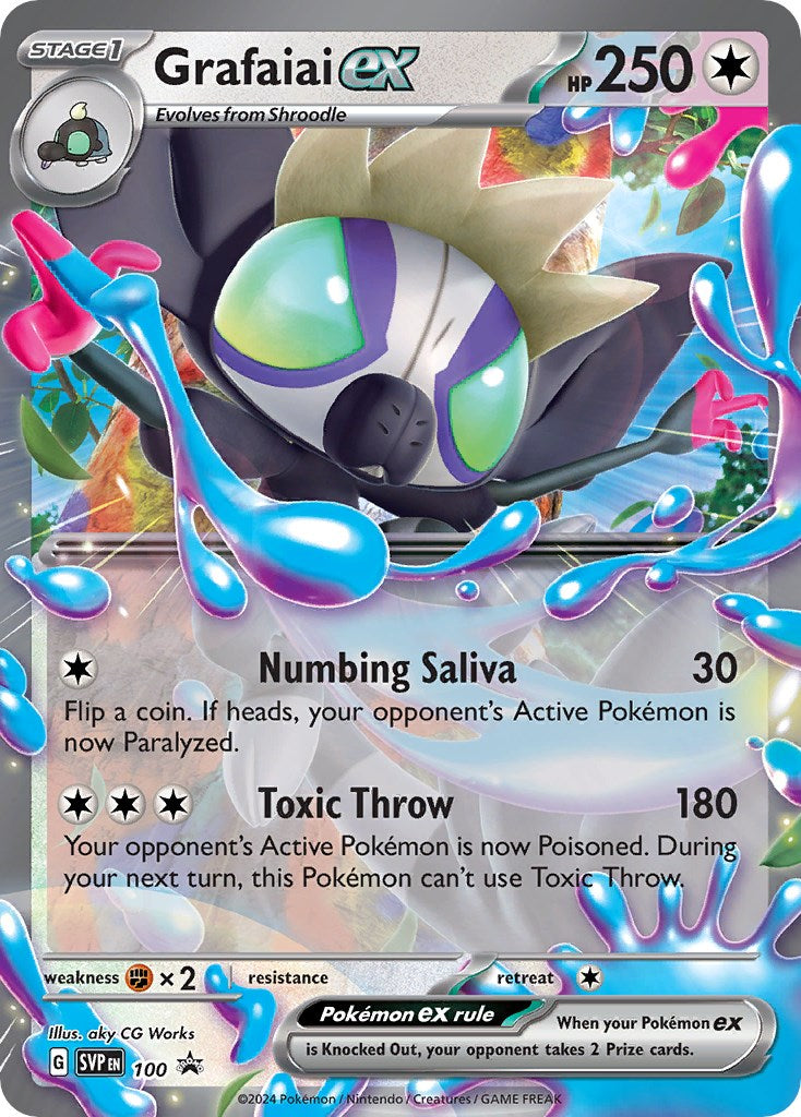 Grafaiai ex (100) [Scarlet & Violet: Black Star Promos] | Shuffle n Cut Hobbies & Games