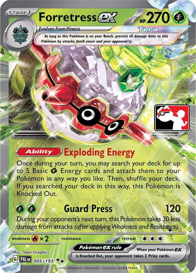 Forretress ex (005/193) [Prize Pack Series Four] | Shuffle n Cut Hobbies & Games