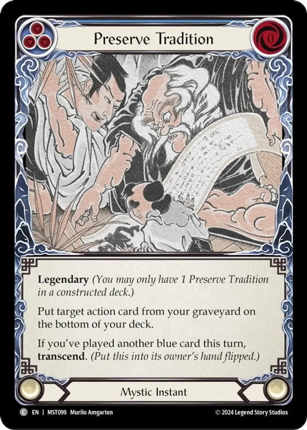 Perserve Tradition [MST099] (Part the Mistveil) | Shuffle n Cut Hobbies & Games