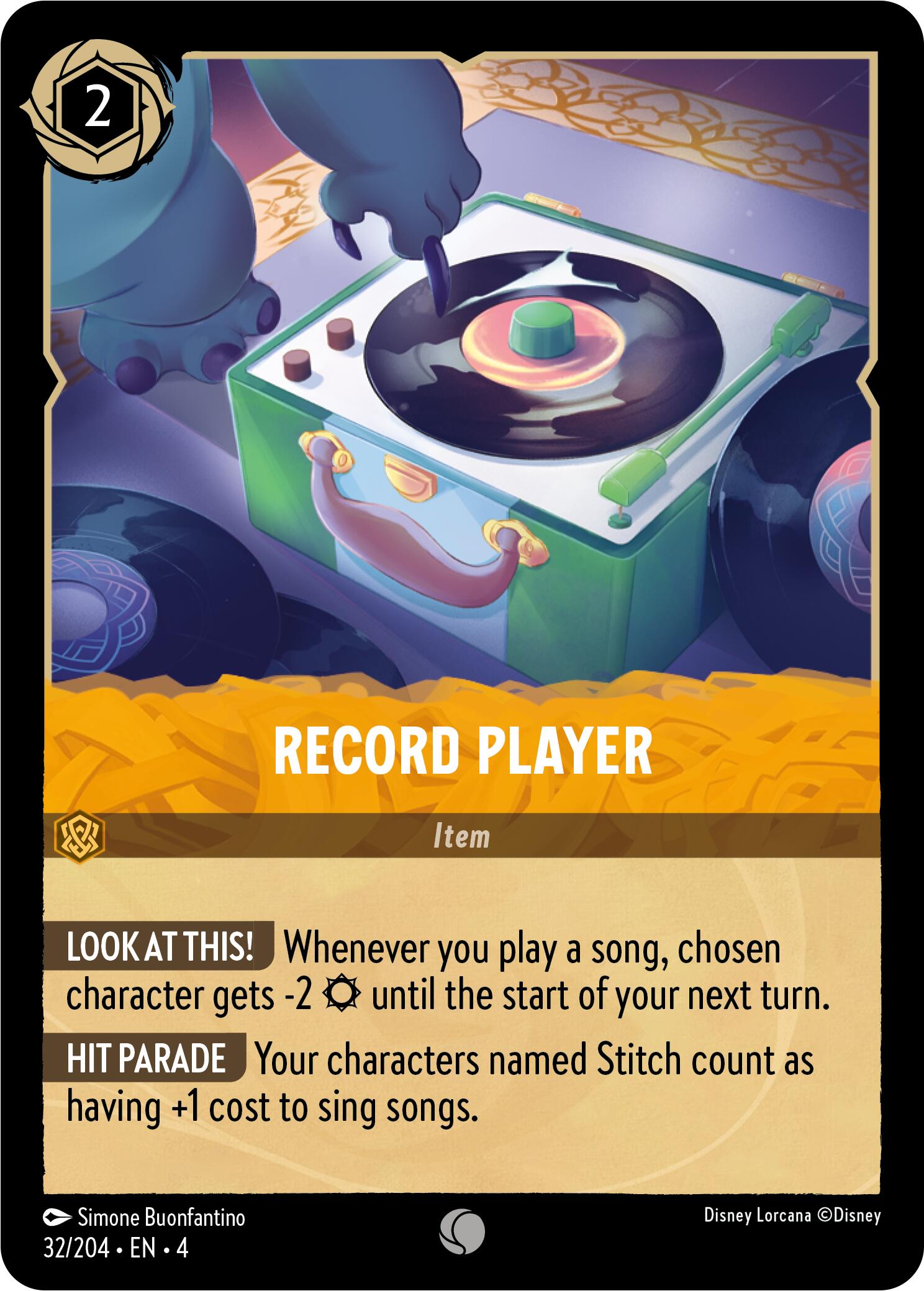 Record Player (32/204) [Ursula's Return] | Shuffle n Cut Hobbies & Games