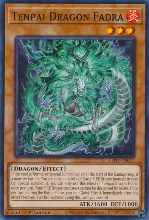 Tenpai Dragon Fadra [LEDE-EN017] Common | Shuffle n Cut Hobbies & Games