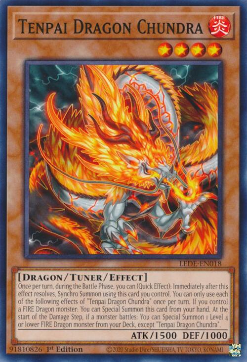 Tenpai Dragon Chundra [LEDE-EN018] Common | Shuffle n Cut Hobbies & Games