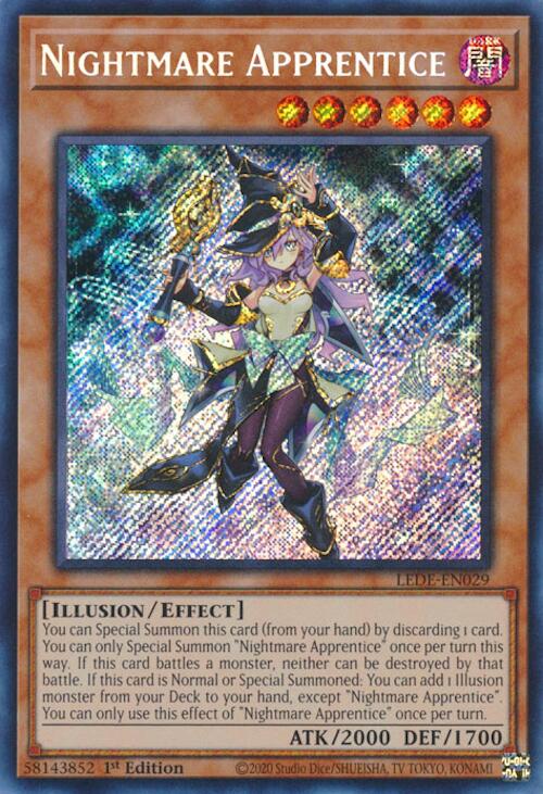 Nightmare Apprentice [LEDE-EN029] Secret Rare | Shuffle n Cut Hobbies & Games