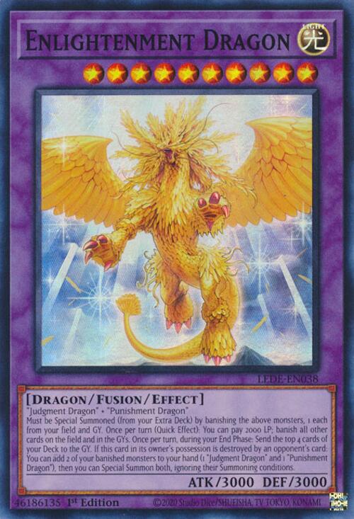 Enlightenment Dragon [LEDE-EN038] Super Rare | Shuffle n Cut Hobbies & Games