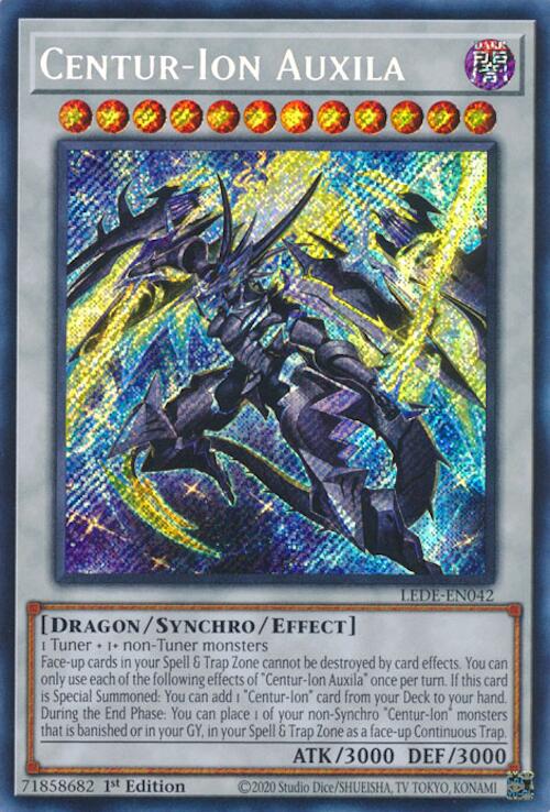 Centur-Ion Auxila [LEDE-EN042] Secret Rare | Shuffle n Cut Hobbies & Games