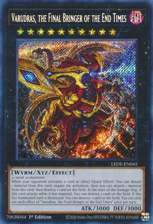 Varudras, the Final Bringer of the End Times [LEDE-EN045] Secret Rare | Shuffle n Cut Hobbies & Games