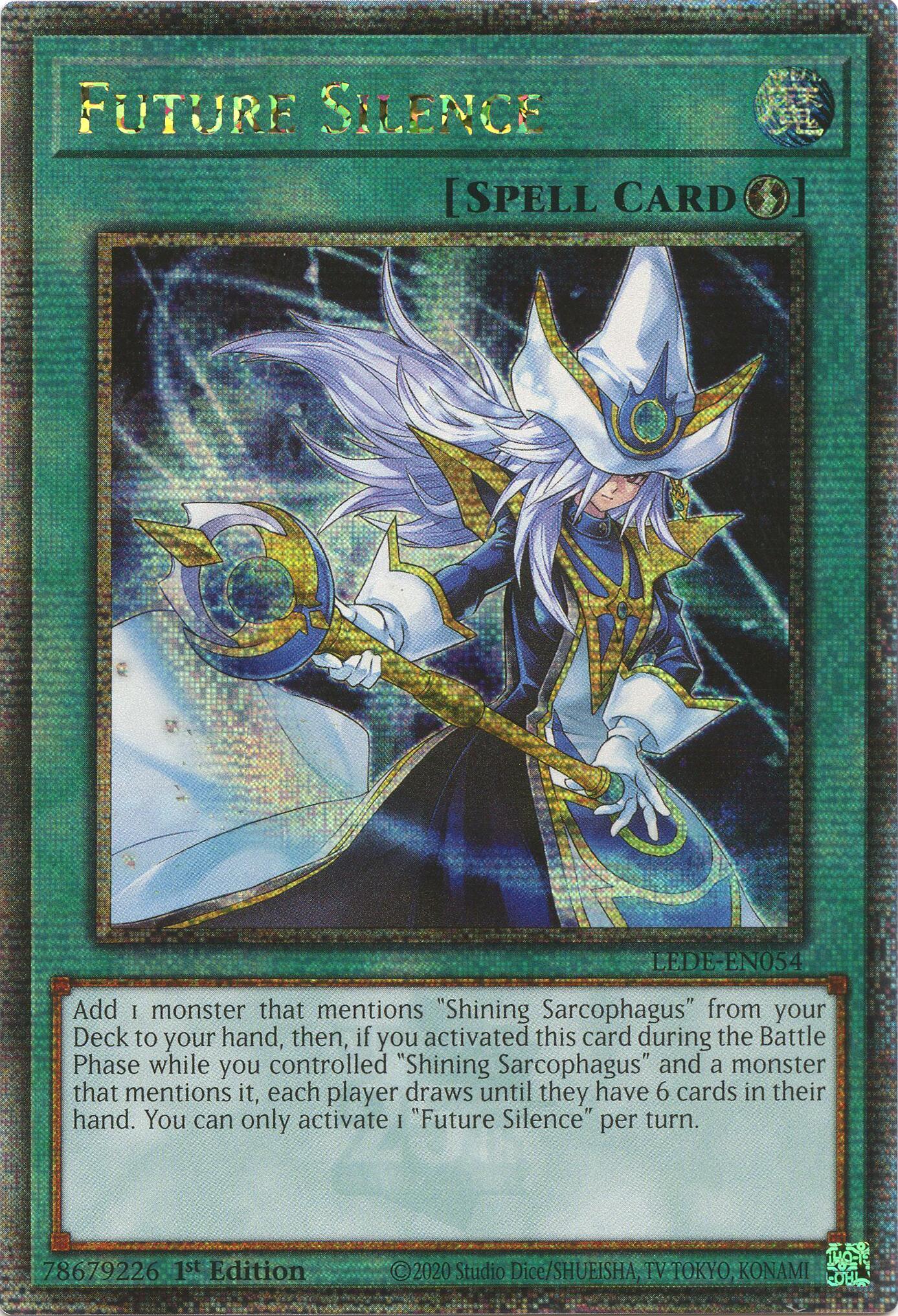 Future Silence (Quarter Century Secret Rare) [LEDE-EN054] Quarter Century Secret Rare | Shuffle n Cut Hobbies & Games