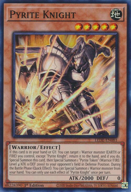 Pyrite Knight [LEDE-EN081] Super Rare | Shuffle n Cut Hobbies & Games