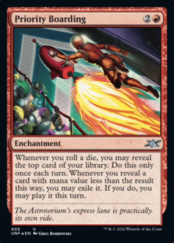 Priority Boarding (Galaxy Foil) [Unfinity] | Shuffle n Cut Hobbies & Games