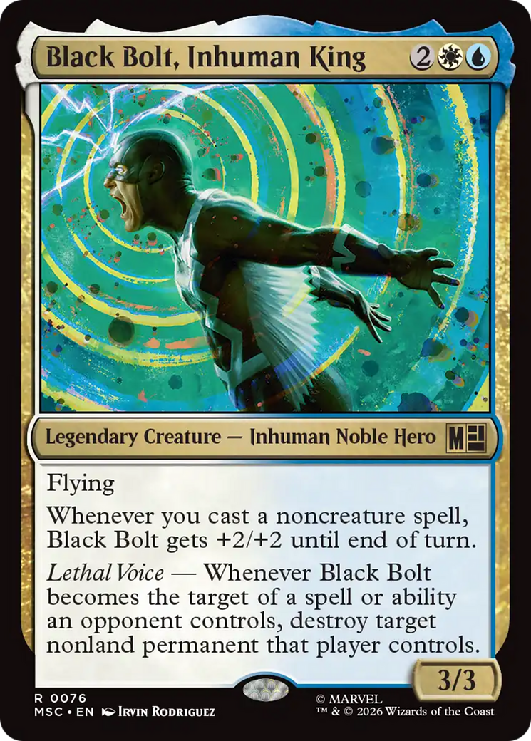 Black Bolt, Inhuman King [Marvel Super Heroes Commander] | Shuffle n Cut Hobbies & Games