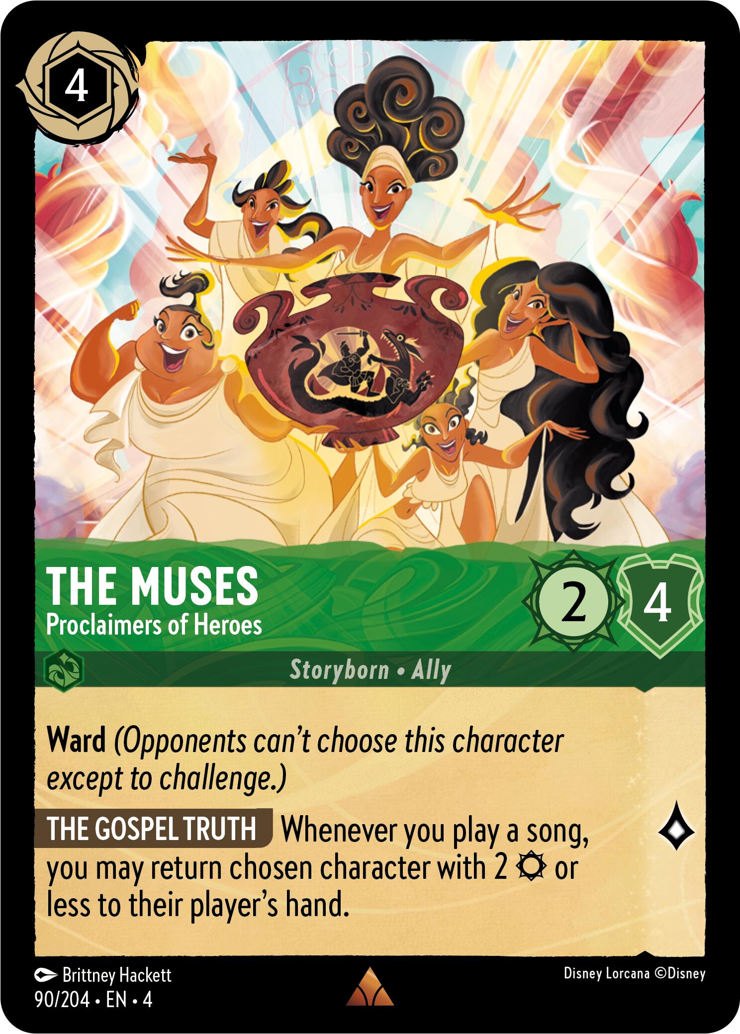 The Muses - Proclaimers of Heroes (90/204) [Ursula's Return] | Shuffle n Cut Hobbies & Games