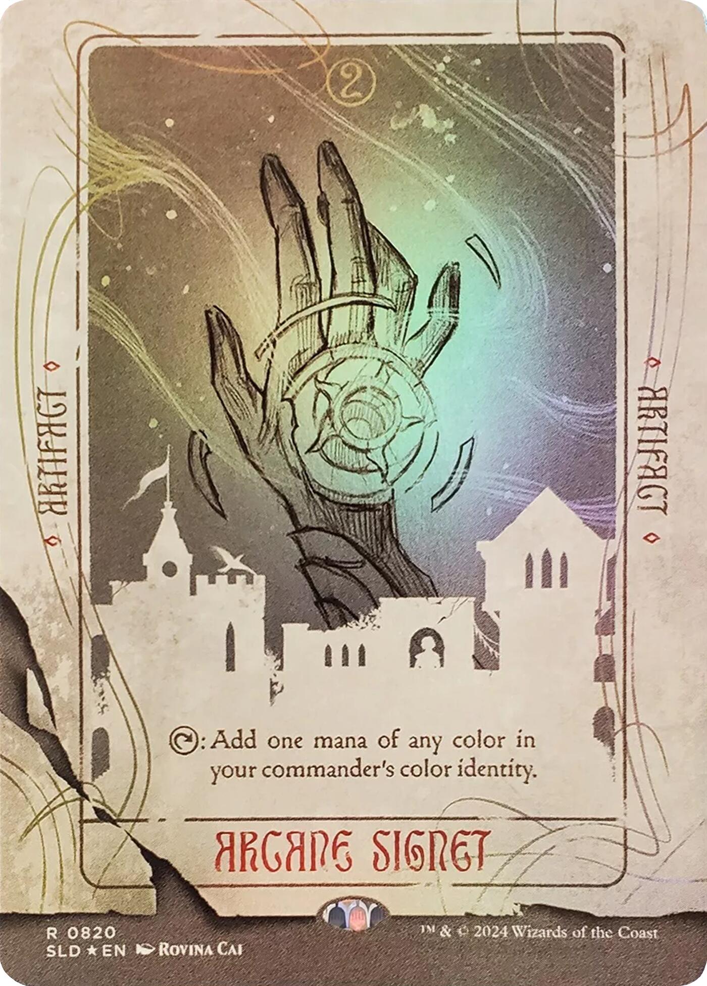 Arcane Signet (0820) (Rainbow Foil) [Secret Lair Drop Series] | Shuffle n Cut Hobbies & Games