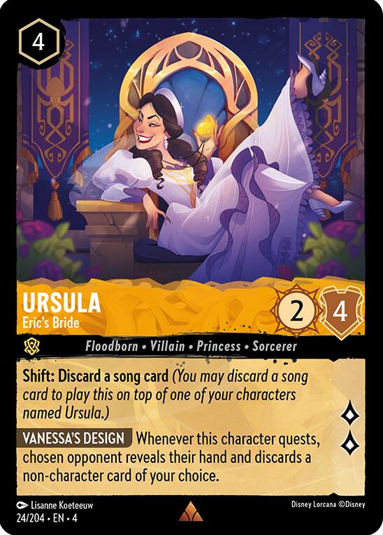 Ursula - Eric's Bride (24/204) [Ursula's Return] | Shuffle n Cut Hobbies & Games