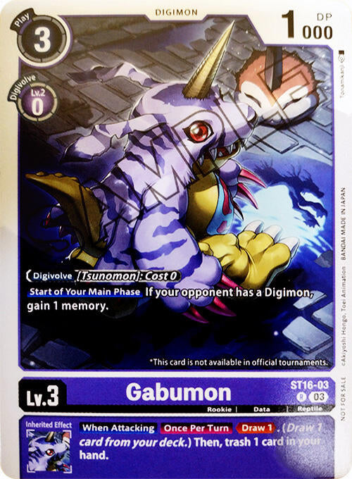 Gabumon [ST16-03] (Demo Deck Exclusive) [Starter Deck: Wolf of Friendship] | Shuffle n Cut Hobbies & Games