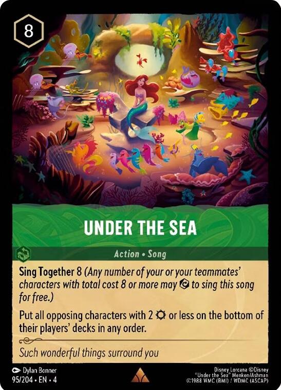 Under the Sea (95/204) [Ursula's Return] | Shuffle n Cut Hobbies & Games