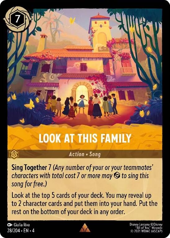 Look at this Family (28/204) [Ursula's Return] | Shuffle n Cut Hobbies & Games