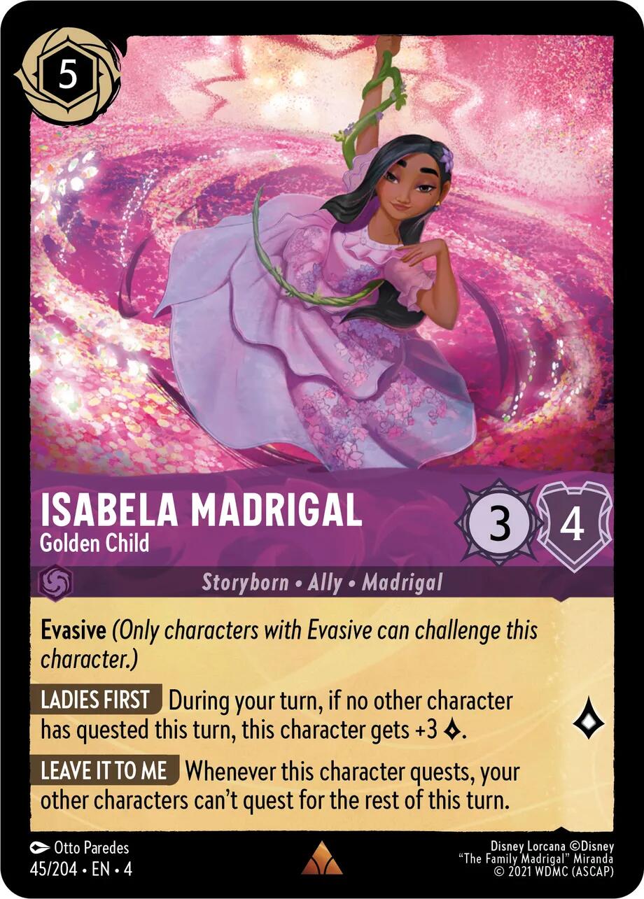 Isabela Madrigal - Golden Child (45/204) [Ursula's Return] | Shuffle n Cut Hobbies & Games
