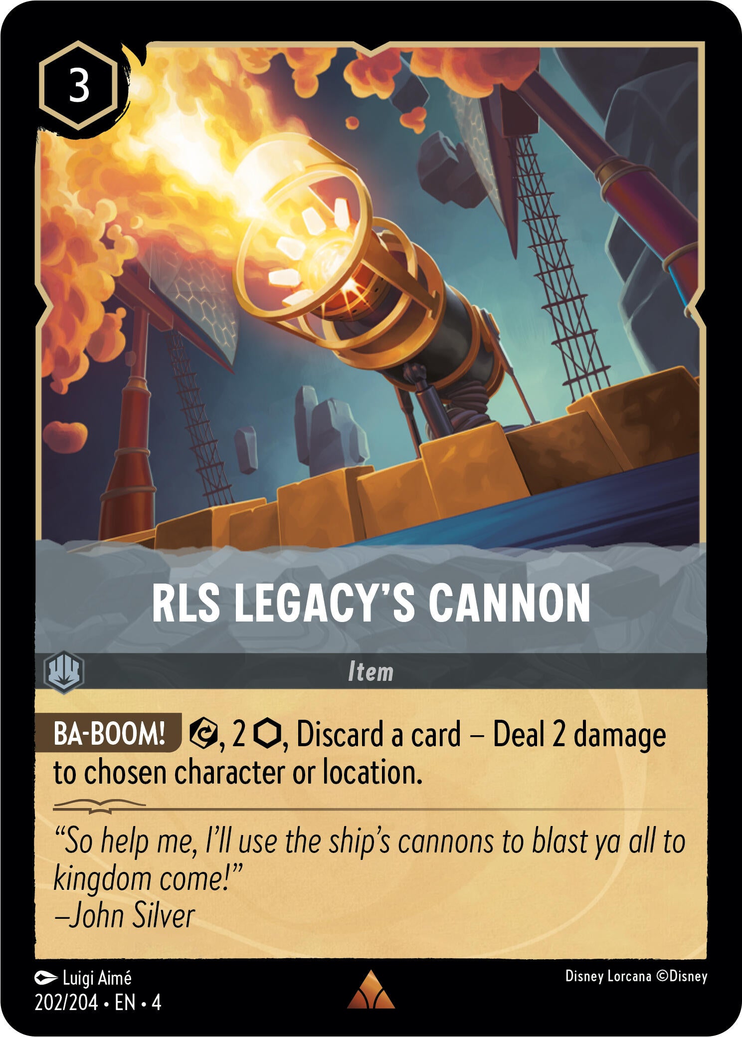 RLS Legacy's Cannon (202/204) [Ursula's Return] | Shuffle n Cut Hobbies & Games