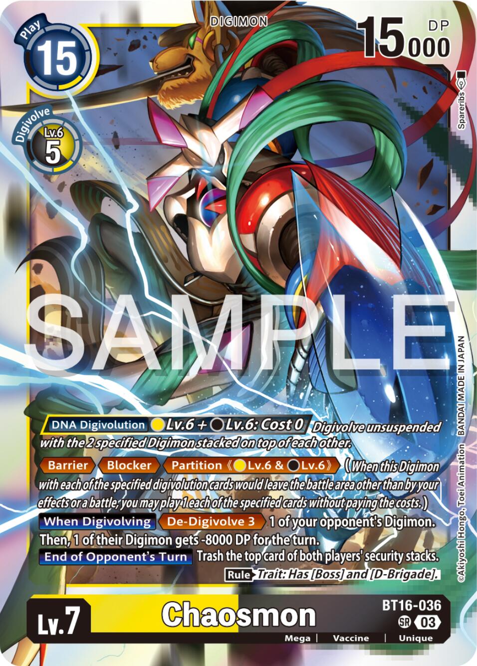 Chaosmon [BT16-036] [Beginning Observer] | Shuffle n Cut Hobbies & Games
