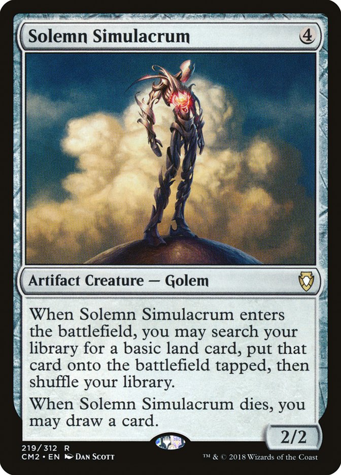 Solemn Simulacrum (219/312) [Commander Anthology Volume II] | Shuffle n Cut Hobbies & Games