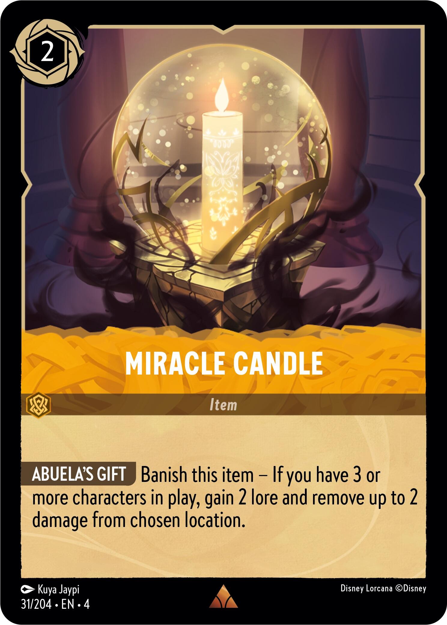 Miracle Candle (31/204) [Ursula's Return] | Shuffle n Cut Hobbies & Games