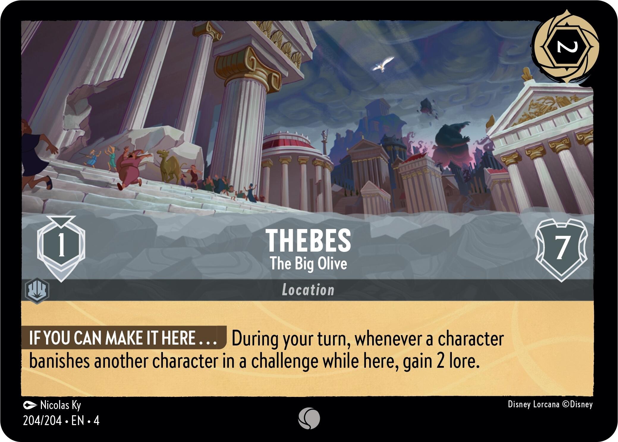 Thebes - The Big Olive (204/204) [Ursula's Return] | Shuffle n Cut Hobbies & Games