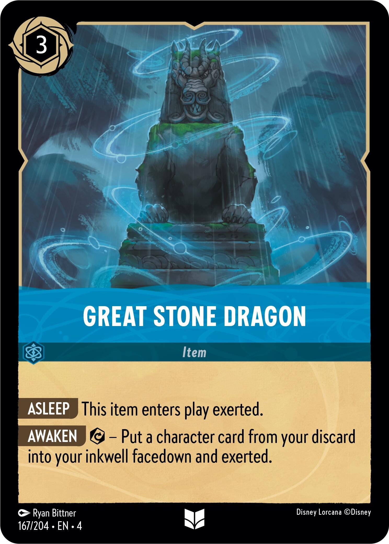Great Stone Dragon (167/204) [Ursula's Return] | Shuffle n Cut Hobbies & Games