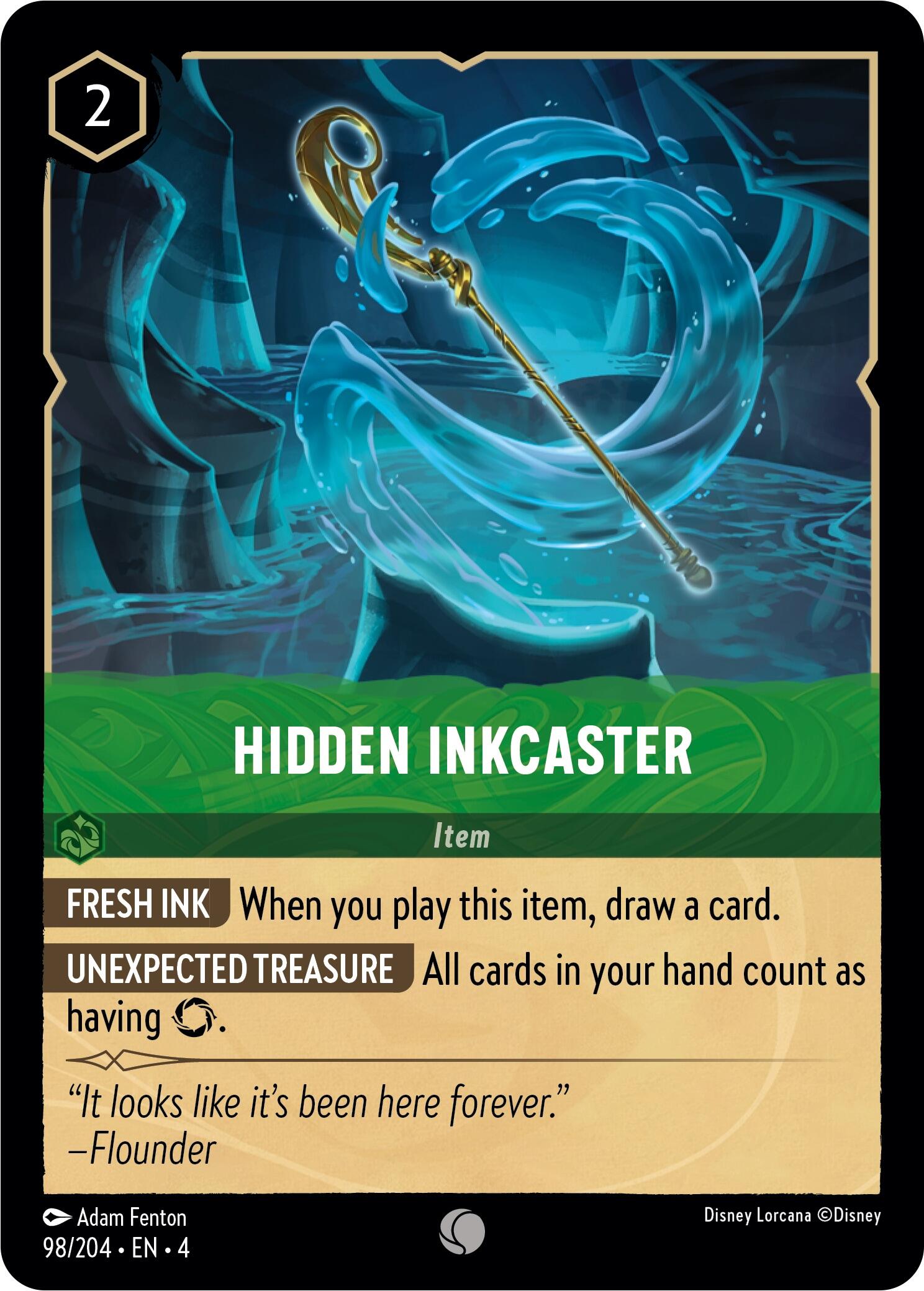 Hidden Inkcaster (98/204) [Ursula's Return] | Shuffle n Cut Hobbies & Games