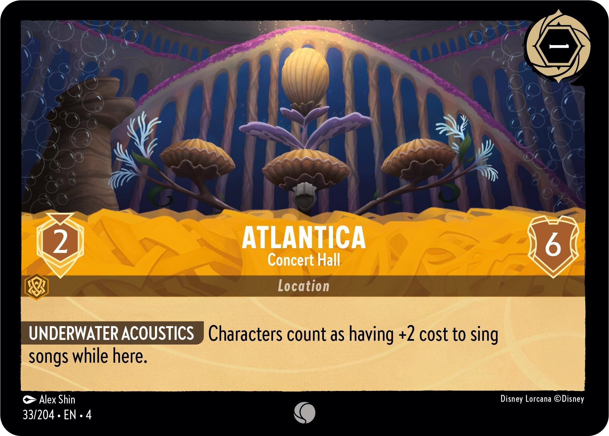 Atlantica - Concert Hall (33/204) [Ursula's Return] | Shuffle n Cut Hobbies & Games