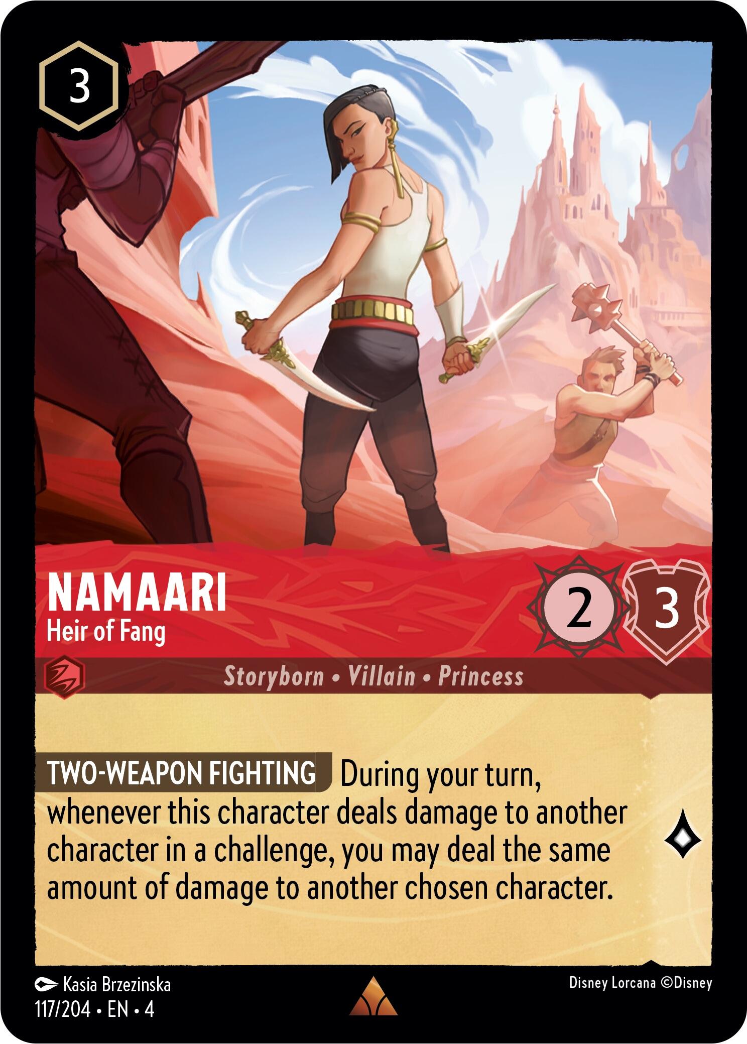 Namaari - Heir of Fang (117/204) [Ursula's Return] | Shuffle n Cut Hobbies & Games