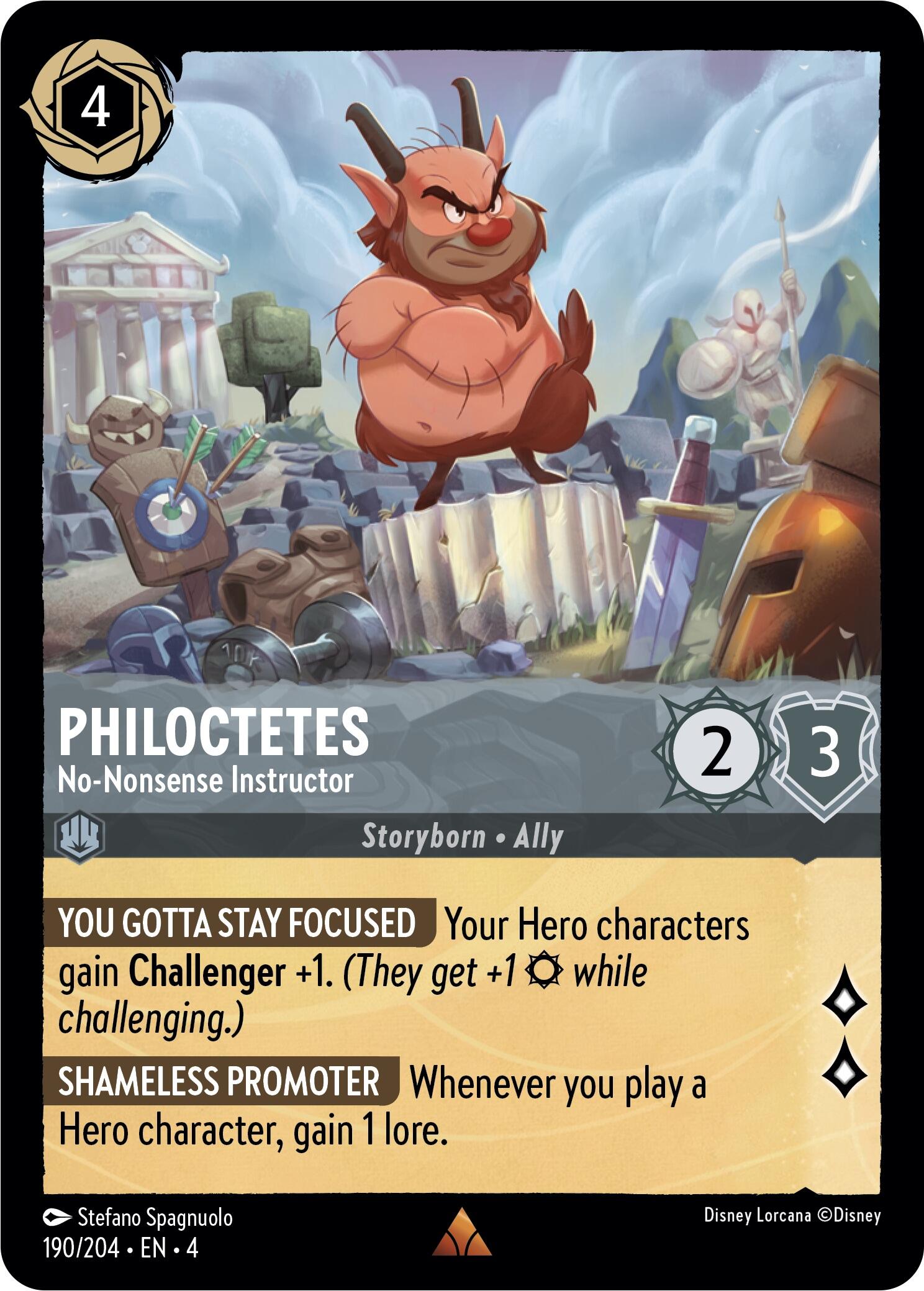 Philoctetes - No-Nonsense Instructor (190/204) [Ursula's Return] | Shuffle n Cut Hobbies & Games