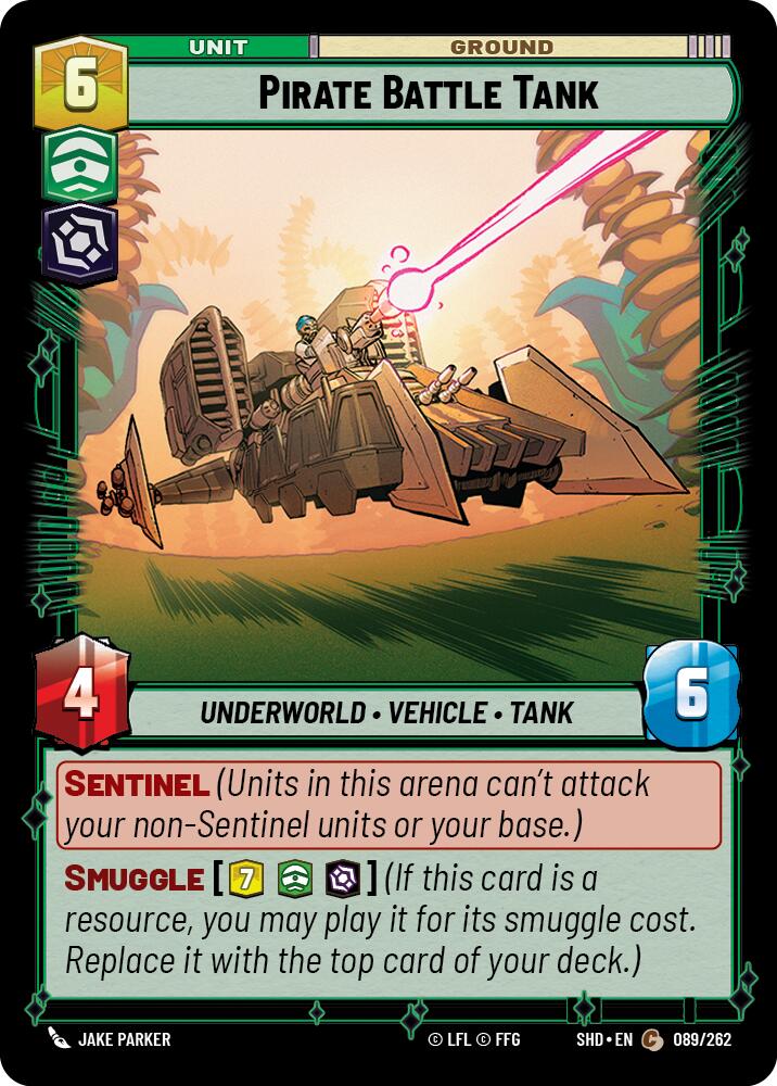 Pirate Battle Tank (089/262) (089/262) [Shadows of the Galaxy] | Shuffle n Cut Hobbies & Games