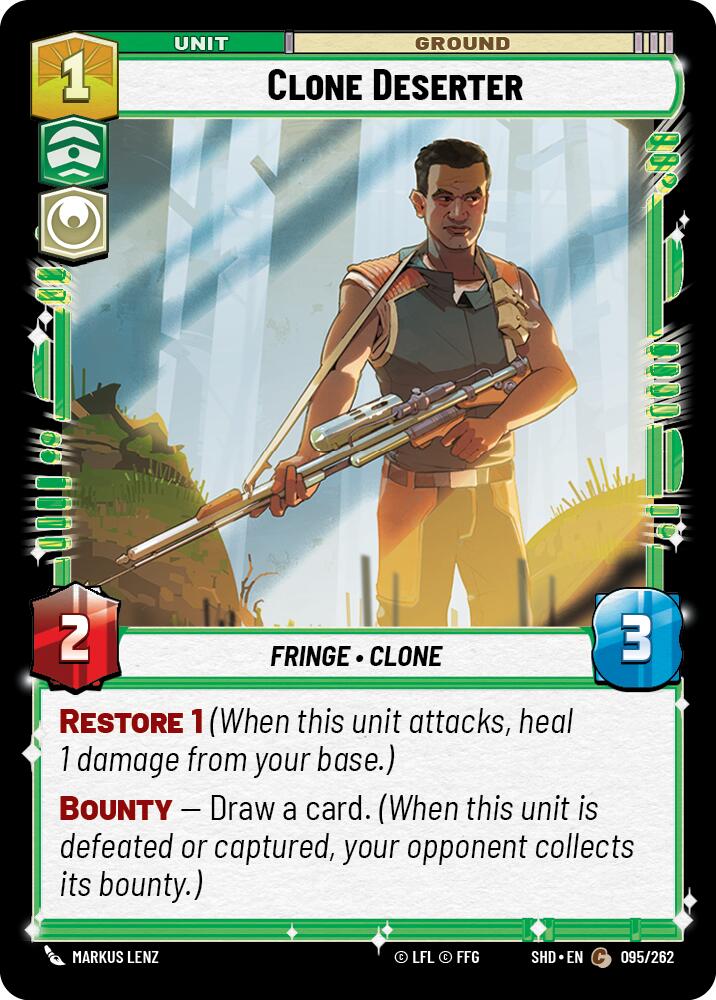 Clone Deserter (095/262) (095/262) [Shadows of the Galaxy] | Shuffle n Cut Hobbies & Games