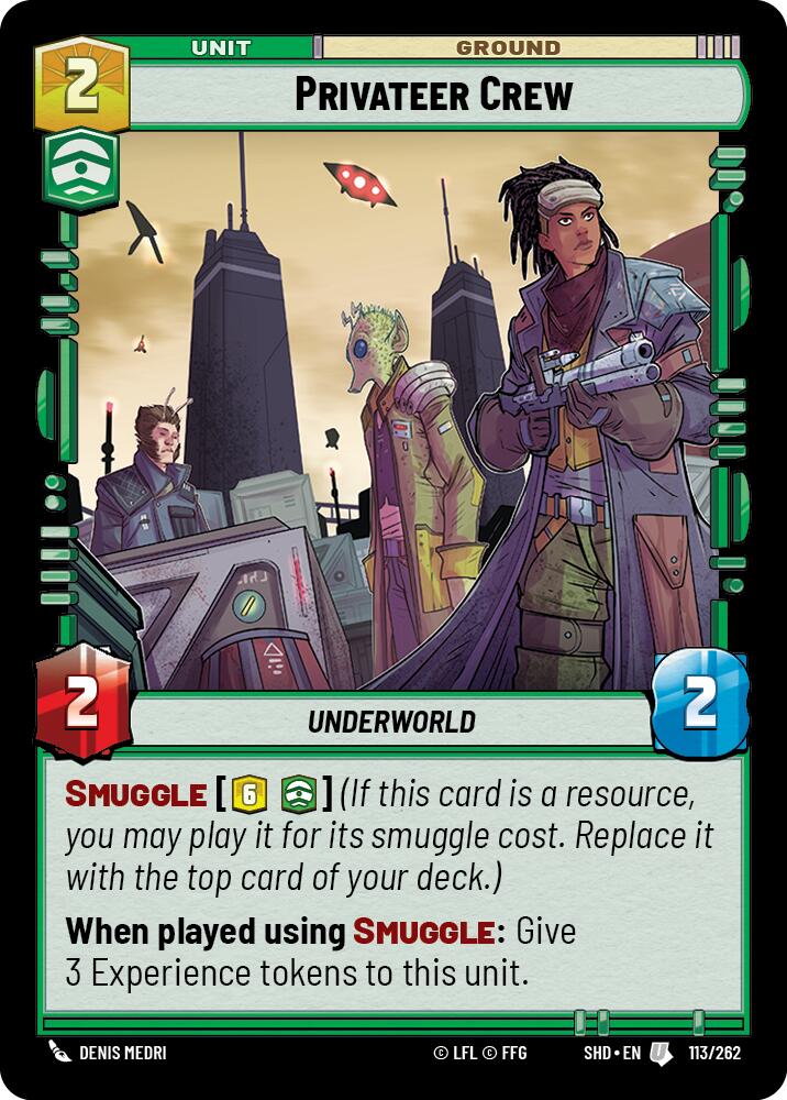 Privateer Crew (113/262) (113/262) [Shadows of the Galaxy] | Shuffle n Cut Hobbies & Games