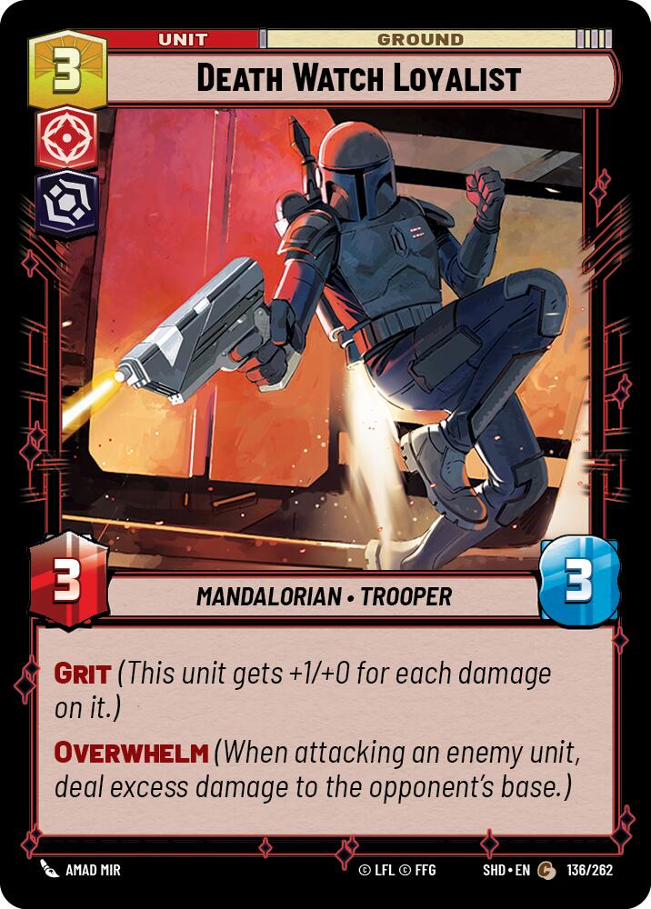 Death Watch Loyalist (136/262) (136/262) [Shadows of the Galaxy] | Shuffle n Cut Hobbies & Games