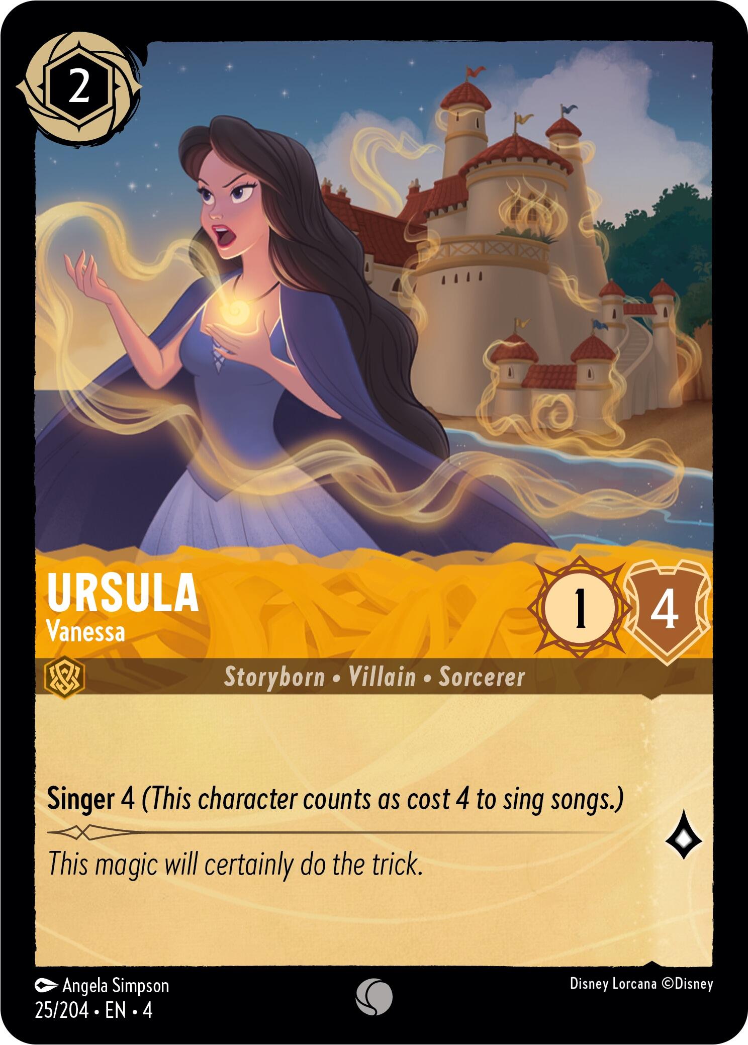 Ursula - Vanessa (25/204) [Ursula's Return] | Shuffle n Cut Hobbies & Games