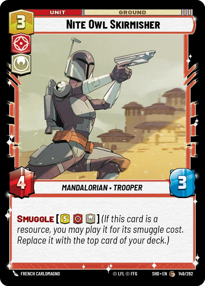 Nite Owl Skirmisher (149/262) (149/262) [Shadows of the Galaxy] | Shuffle n Cut Hobbies & Games