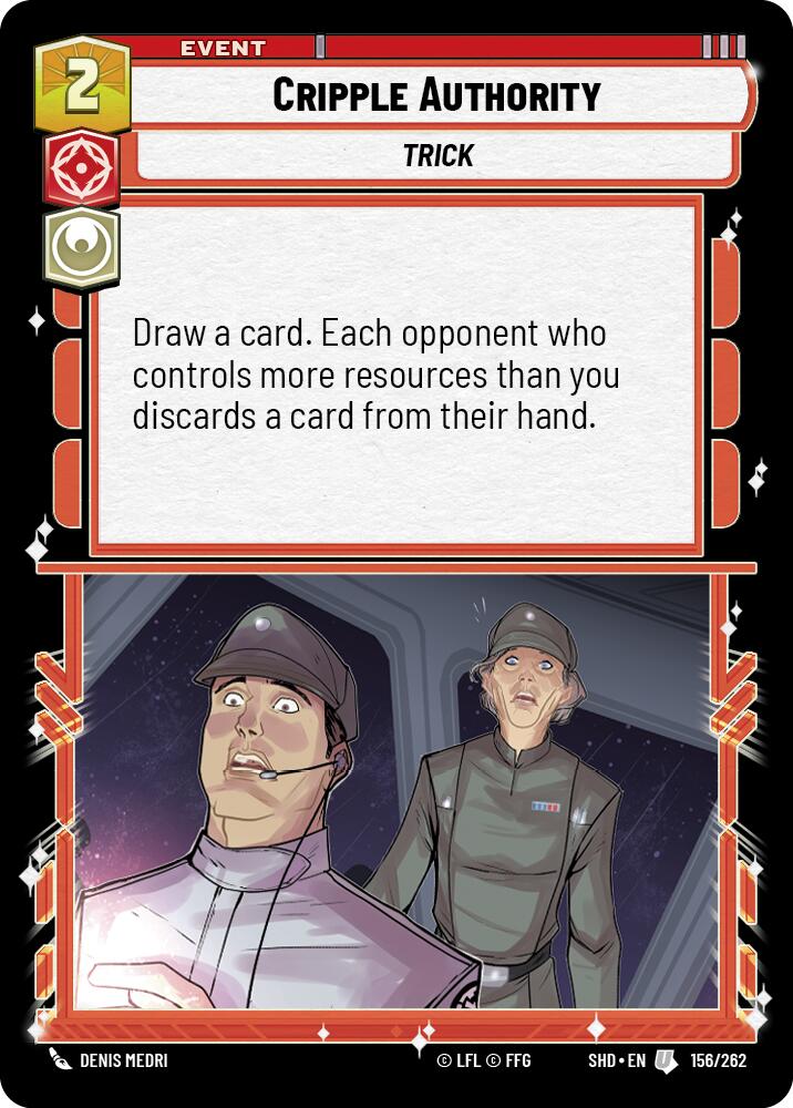 Cripple Authority (156/262) (156/262) [Shadows of the Galaxy] | Shuffle n Cut Hobbies & Games
