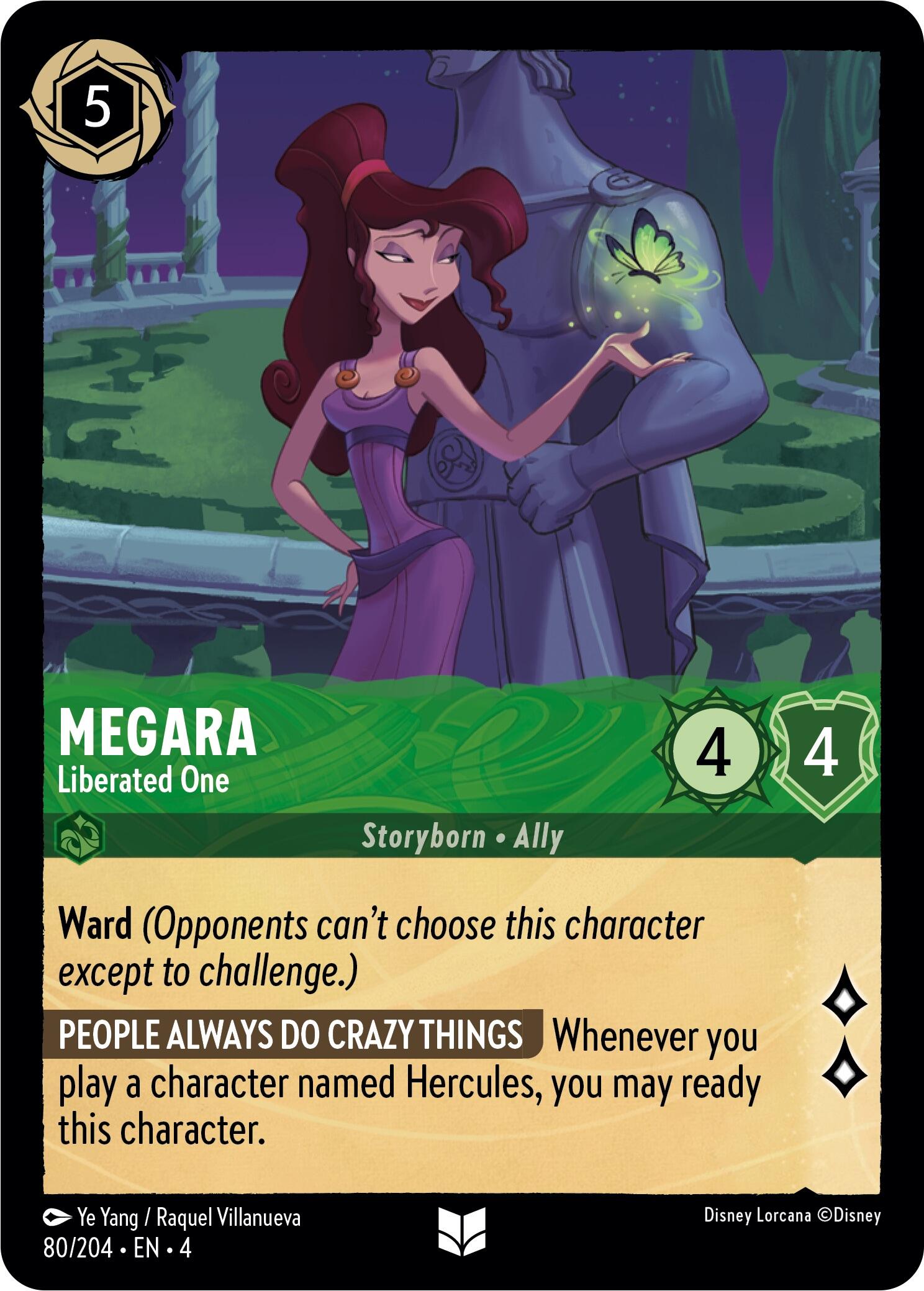 Megara - Liberated One (80/204) [Ursula's Return] | Shuffle n Cut Hobbies & Games