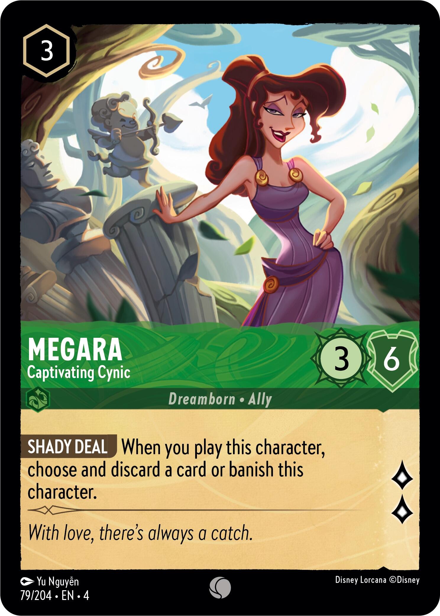 Megara - Captivating Cynic (79/204) [Ursula's Return] | Shuffle n Cut Hobbies & Games