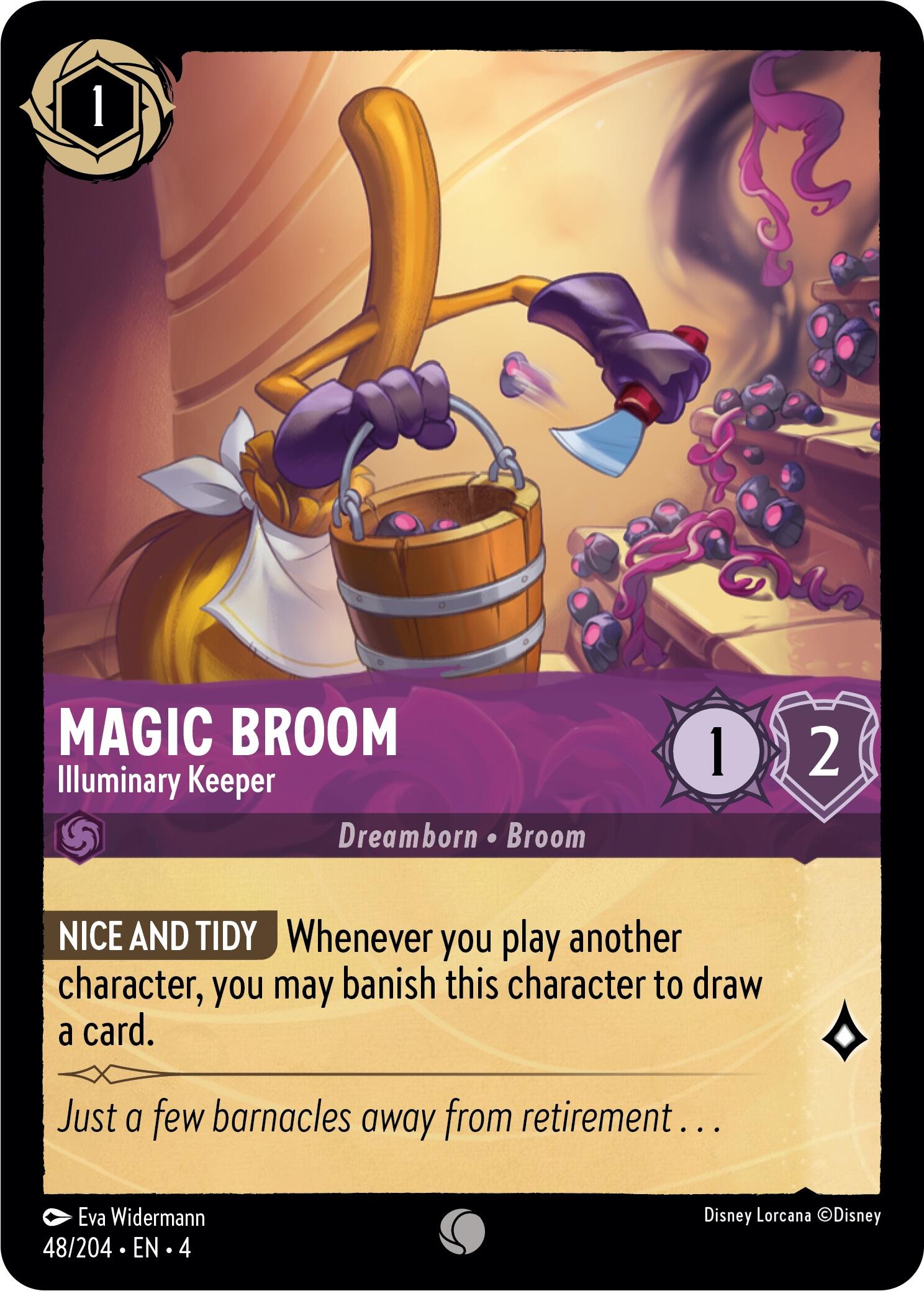 Magic Broom - Illuminary Keeper (48/204) [Ursula's Return] | Shuffle n Cut Hobbies & Games