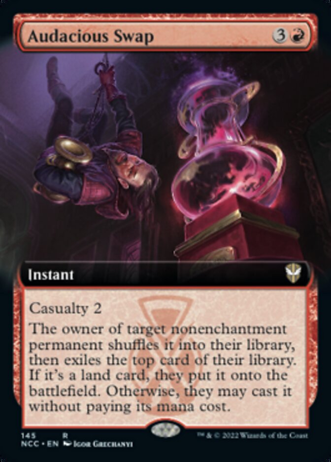 Audacious Swap (Extended Art) [Streets of New Capenna Commander] | Shuffle n Cut Hobbies & Games