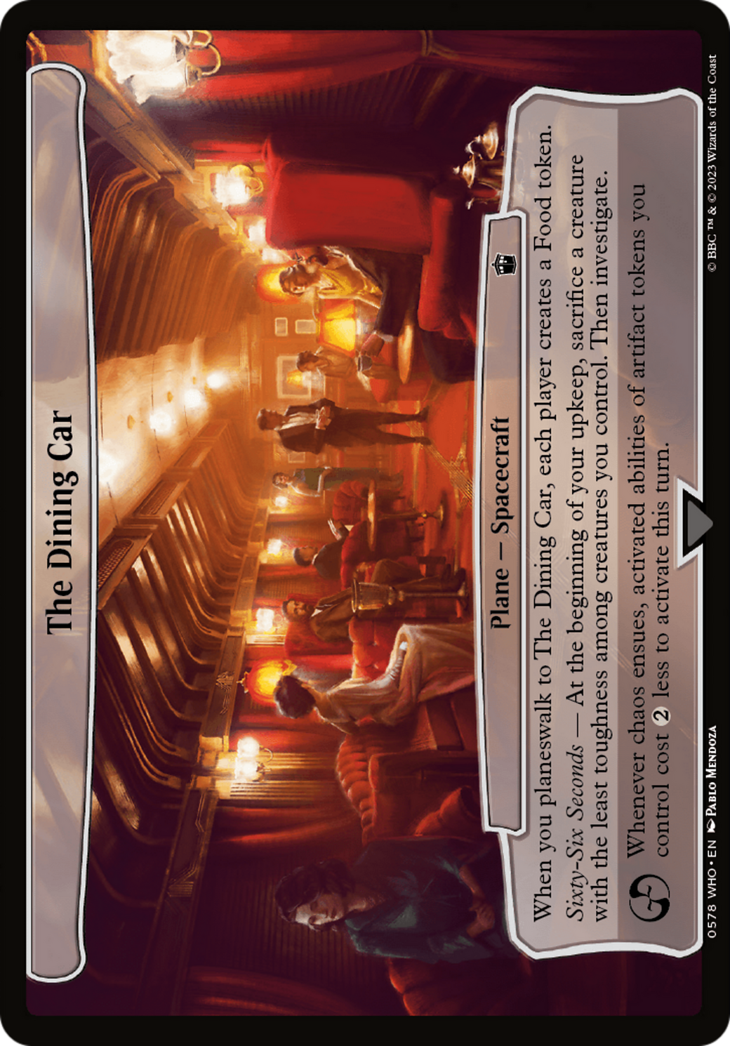 The Dining Car [Doctor Who] | Shuffle n Cut Hobbies & Games