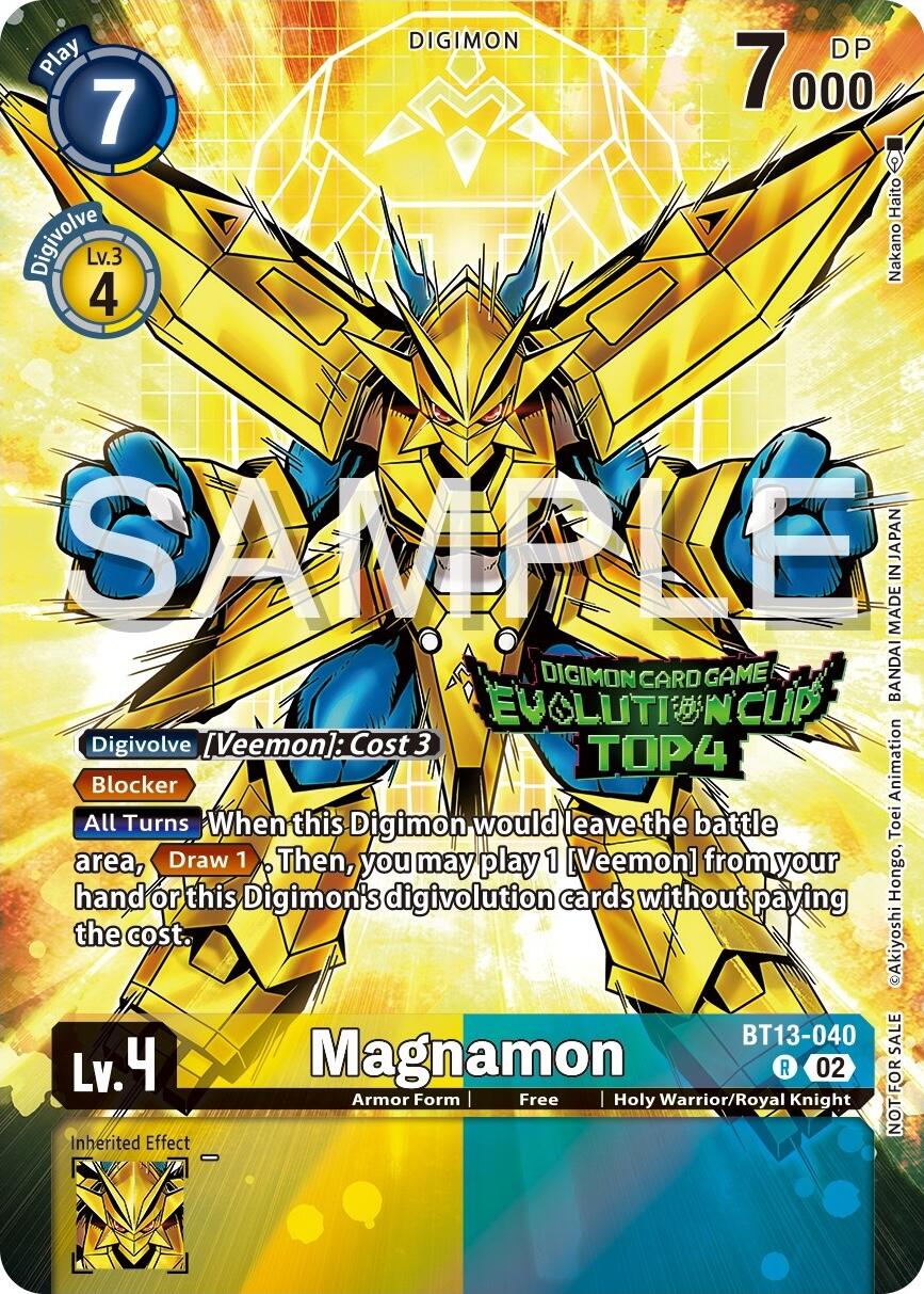 Magnamon [BT13-040] (2024 Evolution Cup Top 4) [Versus Royal Knights Booster Promos] | Shuffle n Cut Hobbies & Games