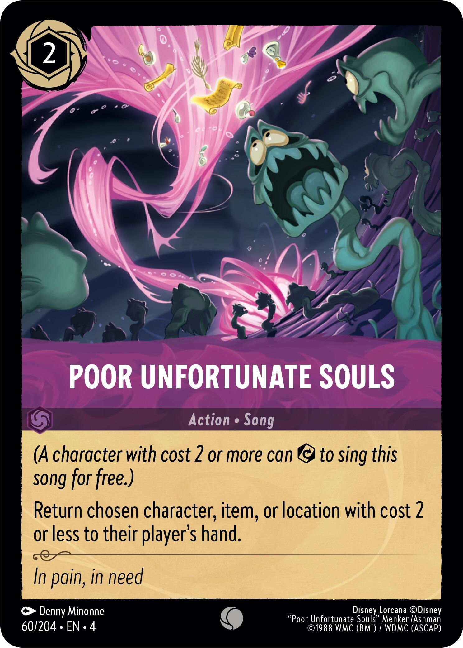 Poor Unfortunate Souls (60/204) [Ursula's Return] | Shuffle n Cut Hobbies & Games