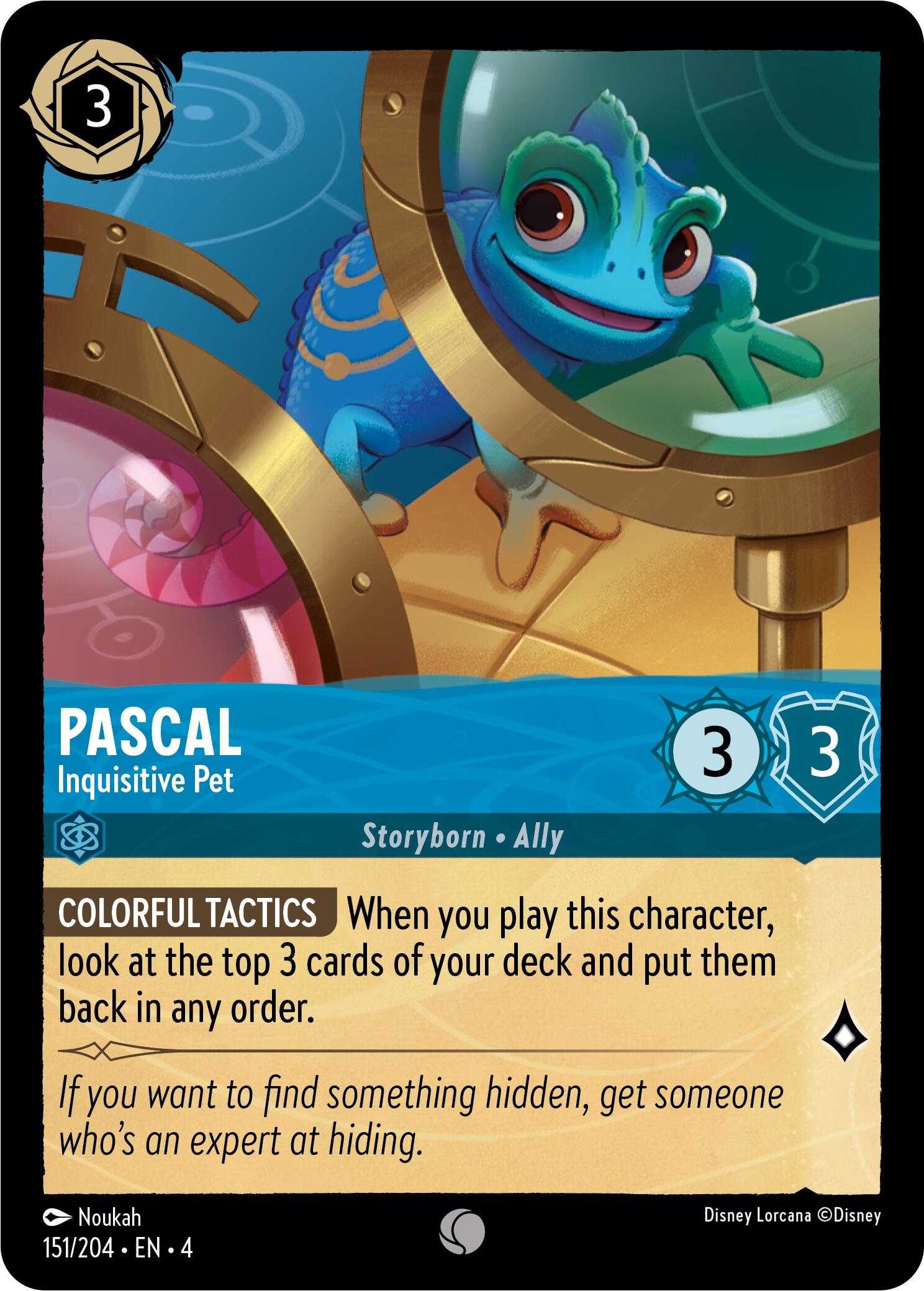 Pascal - Inquisitive Pet (151/204) [Ursula's Return] | Shuffle n Cut Hobbies & Games