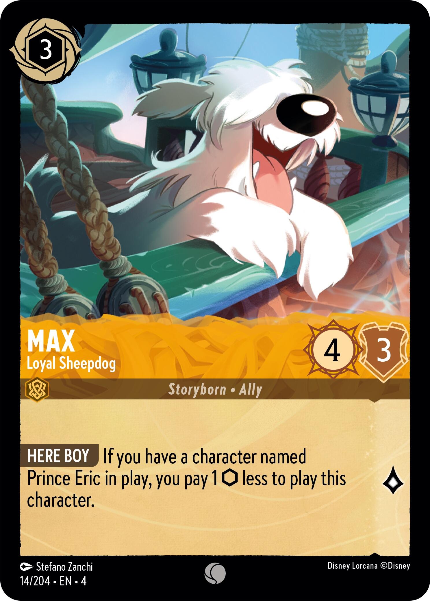 Max - Loyal Sheepdog (14/204) [Ursula's Return] | Shuffle n Cut Hobbies & Games