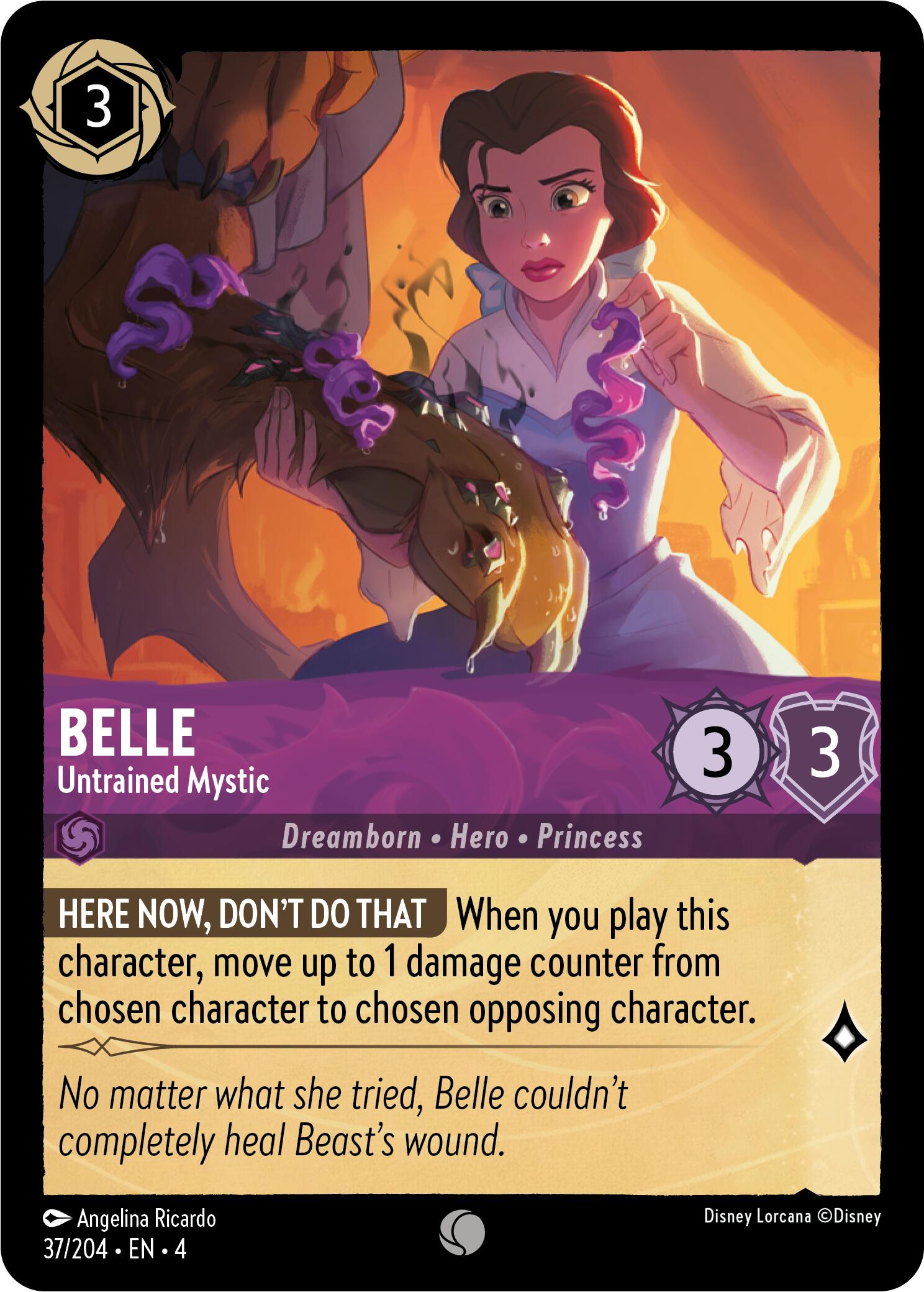 Belle - Untrained Mystic (37/204) [Ursula's Return] | Shuffle n Cut Hobbies & Games